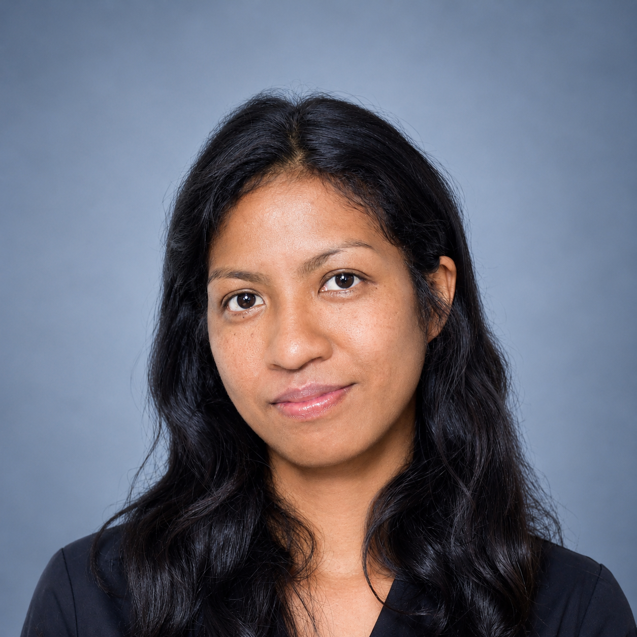 Professional Portrait in Soft Blue Gray RAFIDIMANANA Nomena